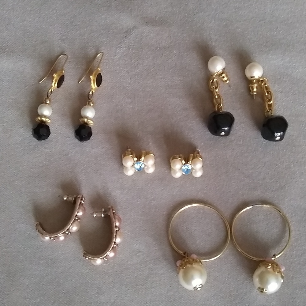 Vintage pierced earrings